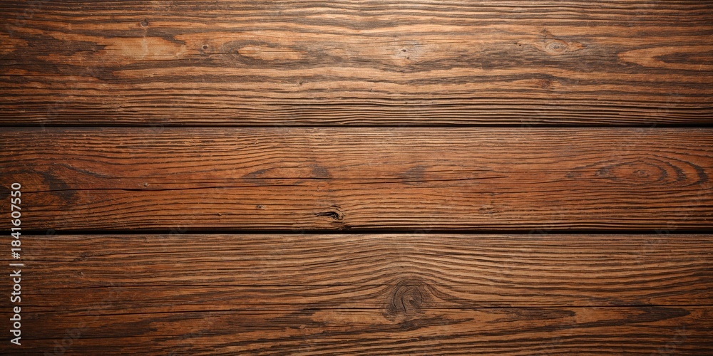 Fototapeta premium Weathered wood panel serving as a backdrop for editorial headers and graphic layouts