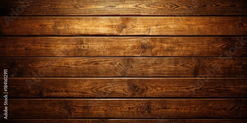Brown wood plank surface used as a background for UI design or informational displays