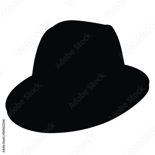 Hat icon, fedora style headwear, fashion accessory and vintage clothing item