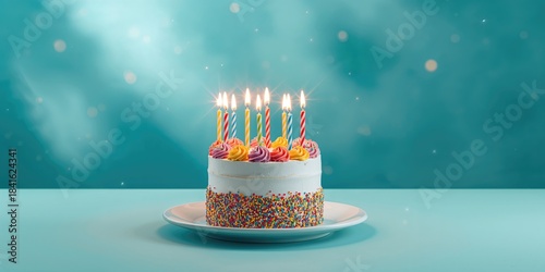 Celebration cake with layer...