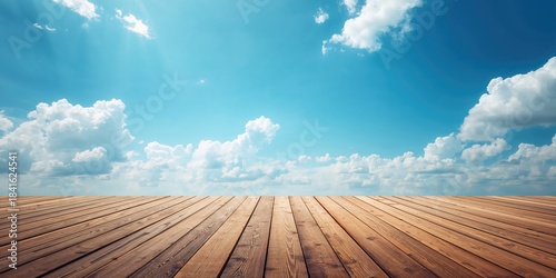 Blue sky and cloud scene se...