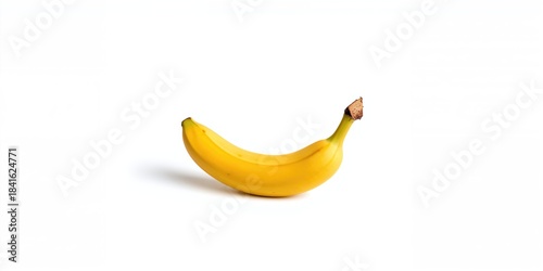Banana on a white backgroun...