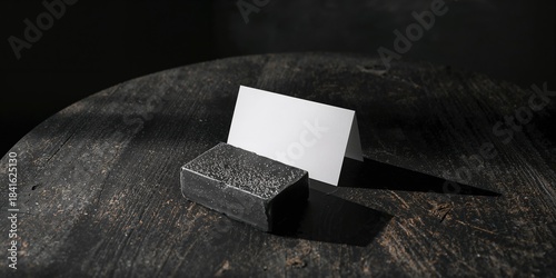 Dark wooden table featuring...