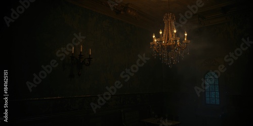Old-fashioned light bulb em...