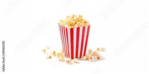 A box of theater popcorn wi...