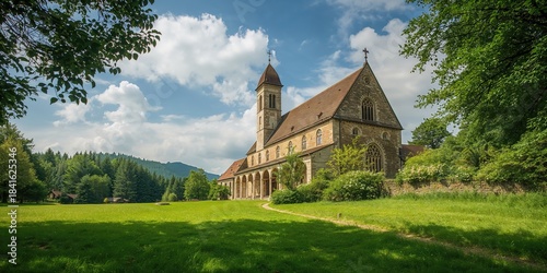 Ancient monastery situated ...