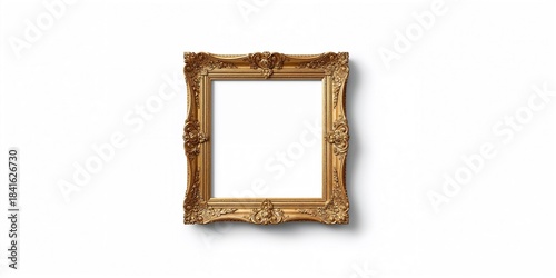 An old antique gold frame s...