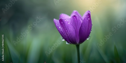 Close-up of a purple flower...