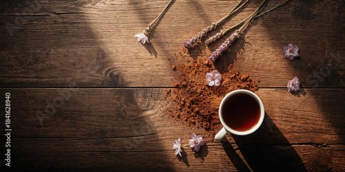 Chicory in a bowl and mug p...