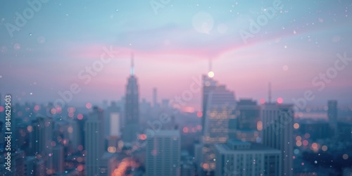 Cityscape with softly focus...