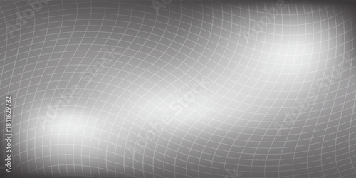 Abstract Grayscale Grid Pattern With Soft Light Swirls For Modern Design And Background eps10