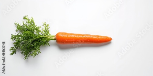 Carrot displayed on backgro...