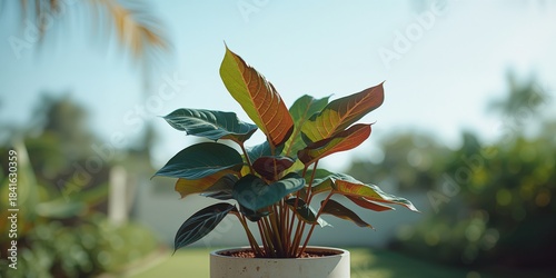 Close-up of anthurium hybri...