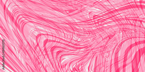 Candy color sunburst background. Abstract pink cream sunbeams design wallpaper. Colorful spinning lines for template, banner, poster, flyer. Sweet rotating cartoon swirl or whirlpool.