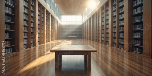 Modern public Asian library...