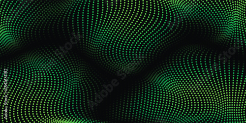 Design abstract black background and green ball. Design vector ilustration. design abstract background ilustration. eps 10