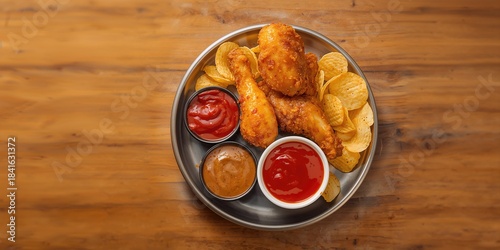 Fried crispy and spicy chic...