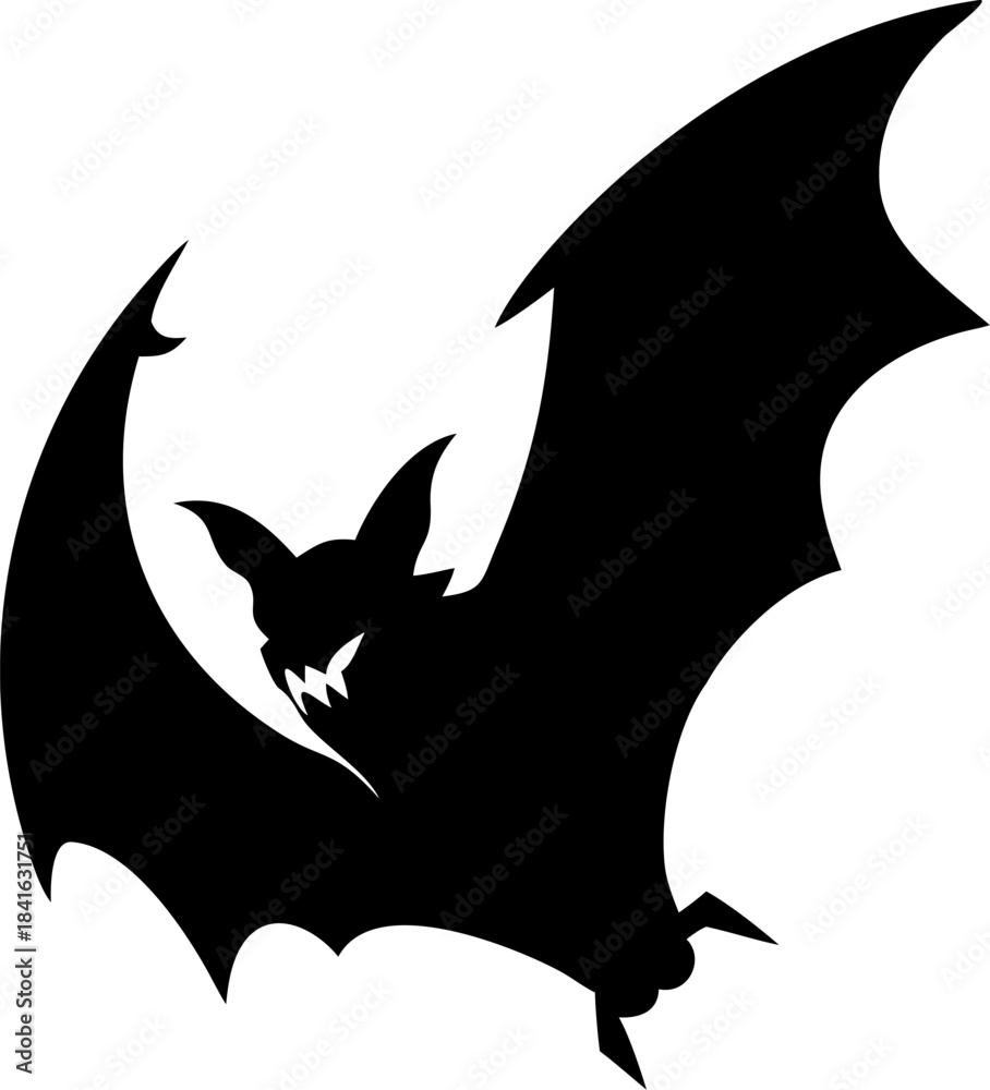 Fototapeta premium bat on a white background