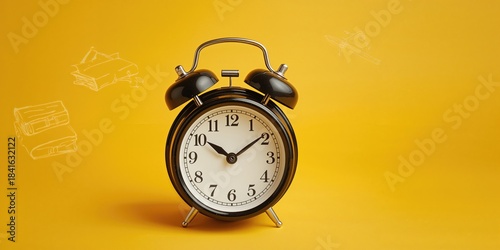 Classic twin bell alarm clo...