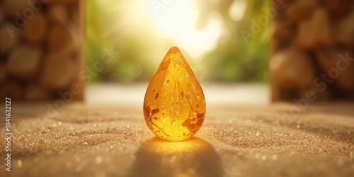 Tree resin with a scenic ba...