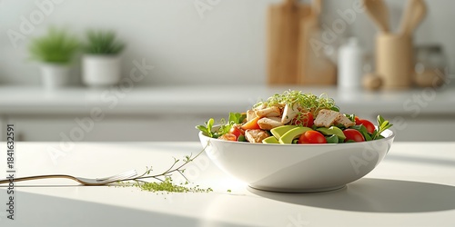 Hearty Cobb salad featuring...
