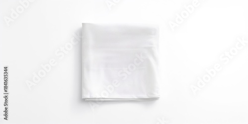 Napkin cloth on white backg...