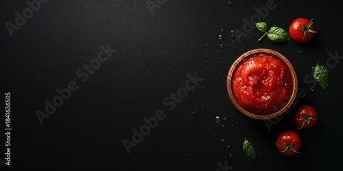 Fresh natural tomato paste ...