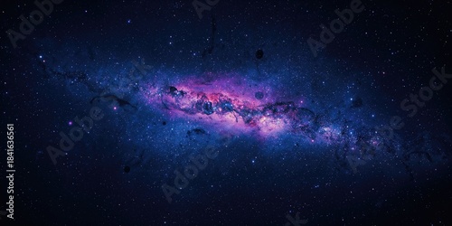 Vivid star field and nebula...