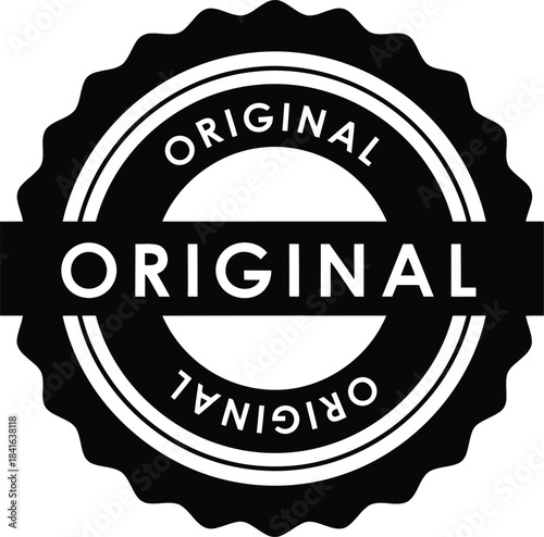 Vintage original badge logo design