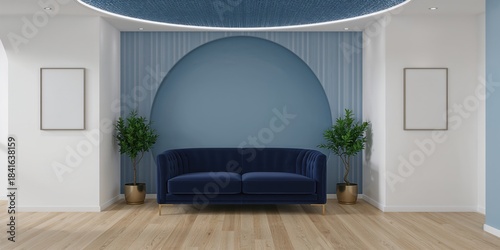 Modern living room interior...