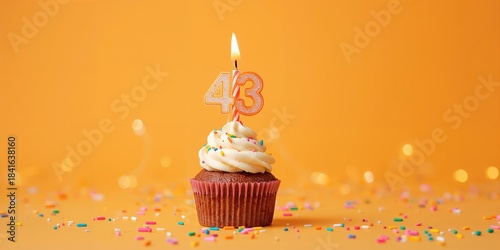 Birthday cupcake celebratio...