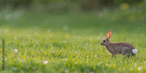 Eastern Cottontail Rabbit h...