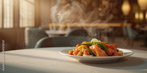 Asian-style ginger garlic c...