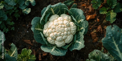 Vegetable garden scene feat...