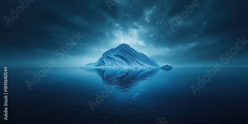 Melting iceberg amid rising...