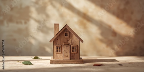 Small artisanal wooden hous...