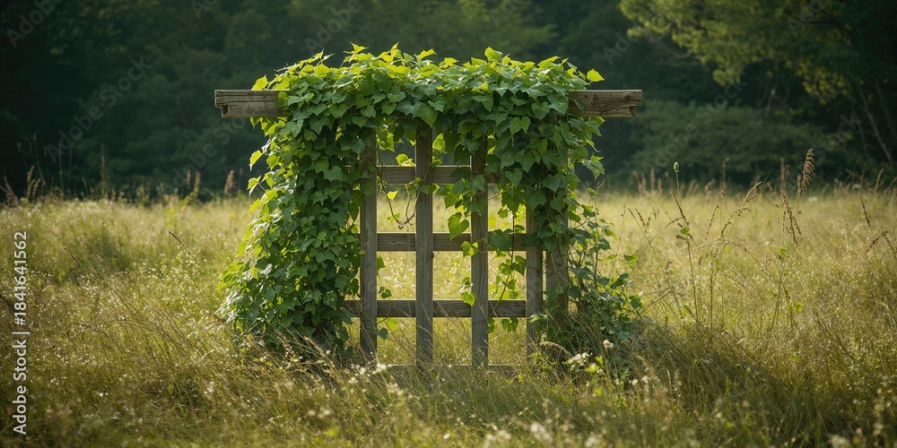 Naklejka premium Bushkiller climbing weed used in traditional medicine, growth habit and herbal application