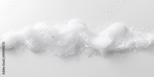 Abstract white soap foam su...
