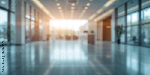 Blurred business office bac...