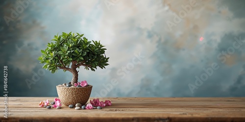 Tabletop decor with a small...