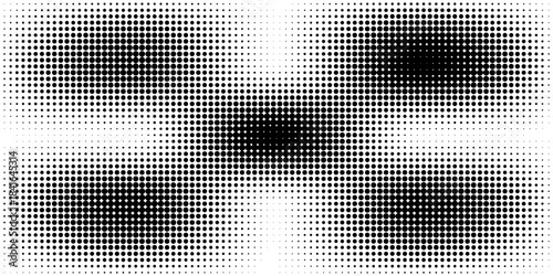 Abstract retro grunge seamless pattern. Urban art texture with paint splashes, chaotic shapes, lines, dots, patches. Sports graffiti style vector background