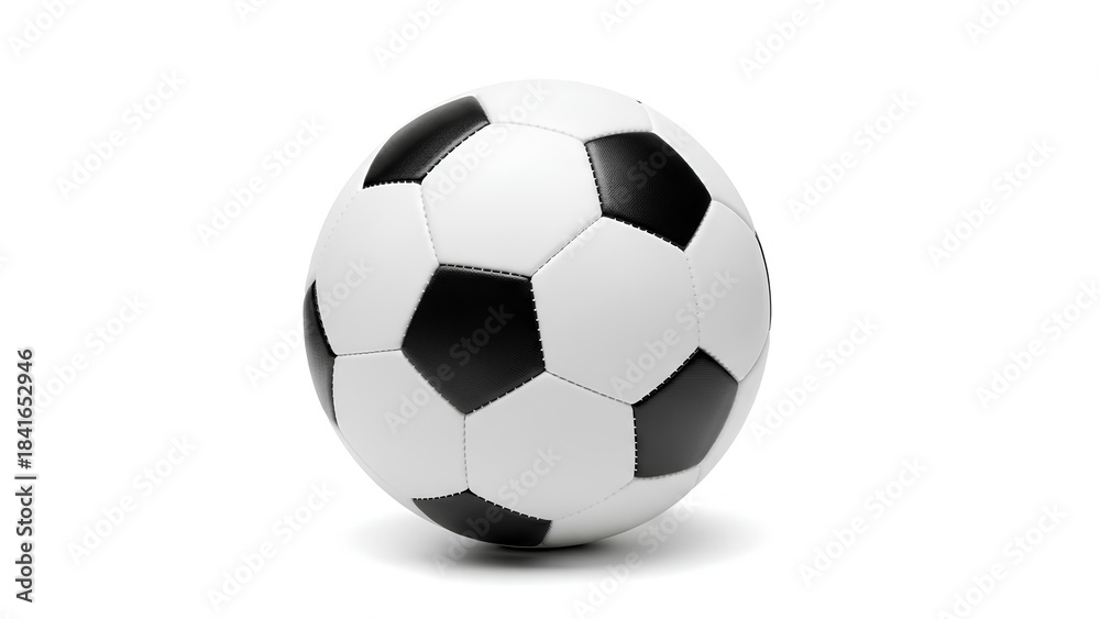 Obraz premium soccer ball on white background
