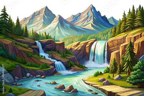 Krimml Waterfalls descend through forested Alpine slopes in three giant tiers, making them the tallest and one of the most awe-inspiring natural cascades in Austria