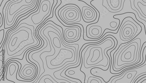 Topographic map contour lines abstract background pattern