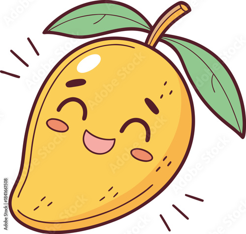 illustration of an mango fruit