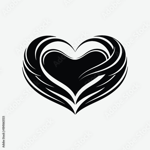 Discover a beautiful Valentine’s Day heart background vector illustration featuring a stylish love logo design. Perfect for romantic artwork, greeting cards, projects, and digital branding.