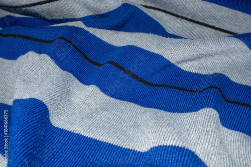 Fondo de tejido de lana de jersey azul y gris