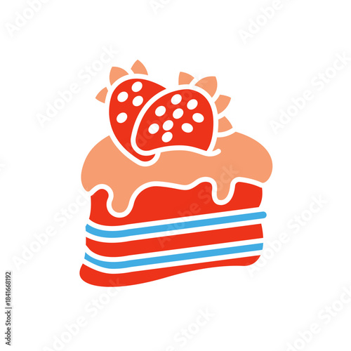 pancake icons minimalist flat style design, pancake Vector illustration  on white background