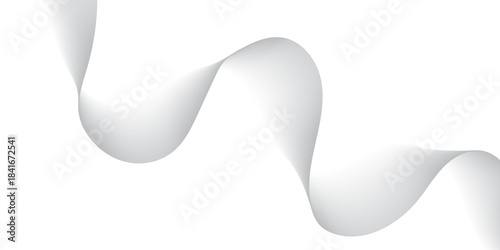 Vector abstract gradient wave Futuristic gray white abstract background. geometric flowing web smoke sound music digital blend curve line texture backgound.
