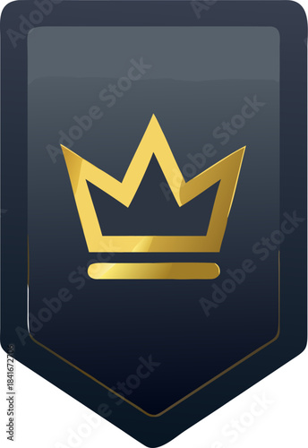 Elite Golden Crown Premium Luxury Brand Identity Symbol